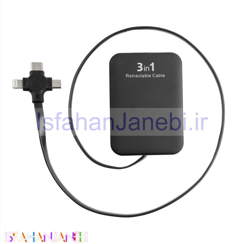 اصفهان جانبی-کابل 3 سر ProOne PCC365R 2.4A 1m