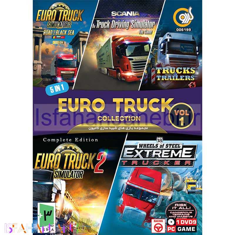 اصفهان جانبی-Euro Truck Collection Vol.1 PC 1DVD9 گردو