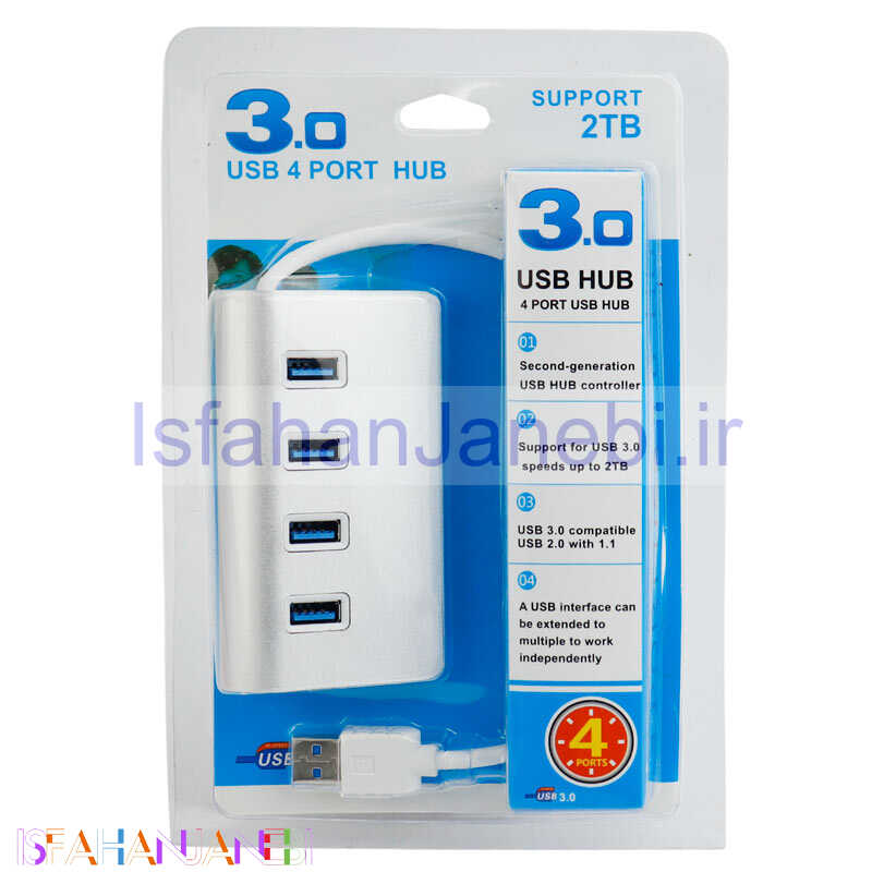 اصفهان جانبی-هاب 4 پورت USB3.0 کد 2