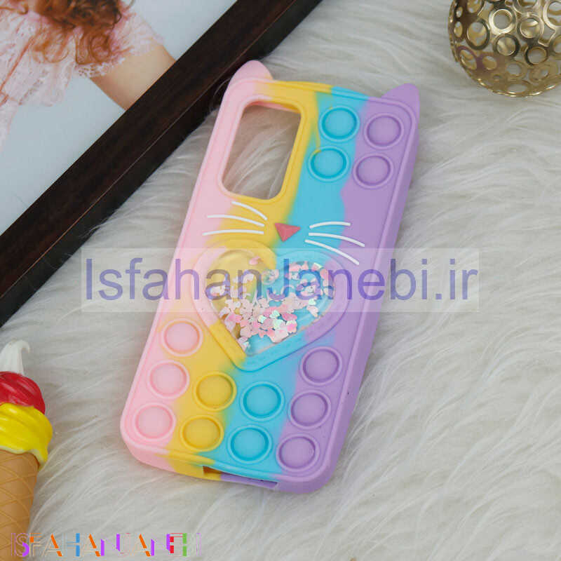 اصفهان جانبی-قاب اورجینال سیلیکونی آکواریومی Lucky Cat پاپیتی Xiaomi Mi 10T / Mi 10T Pro