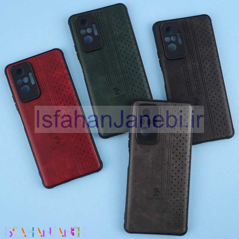 اصفهان جانبی-قاب چرمی Canary شیائومی Redmi Note 10 Pro 4G محافظ لنزدار