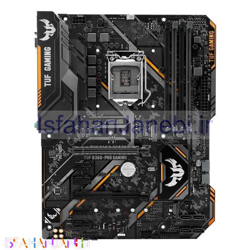 اصفهان جانبی-مادربرد ایسوس TUF B360-PRO GAMING DDR4