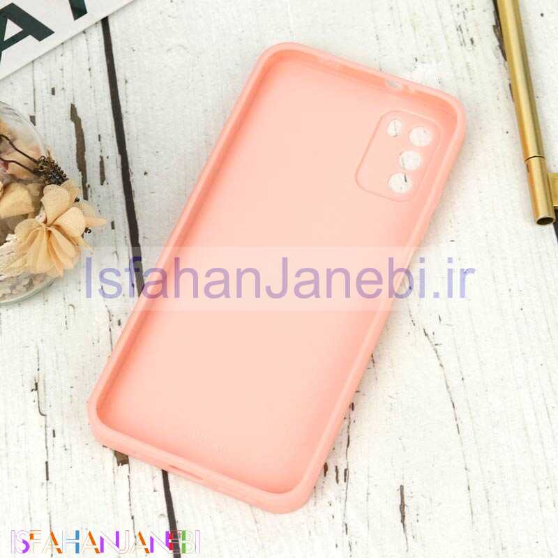 اصفهان جانبی-قاب محافظ لنزدار آینه ای + پاپ سوکت طرح LV صورتی Xiaomi Poco M3