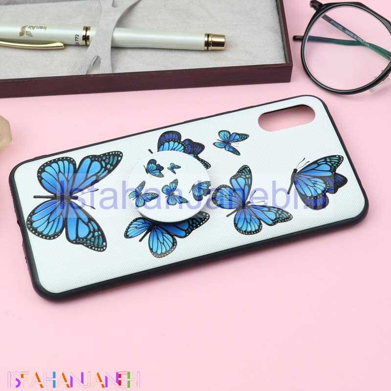 اصفهان جانبی-قاب فانتزی برجسته + پاپ سوکت کد10 شیائومی Redmi 9A