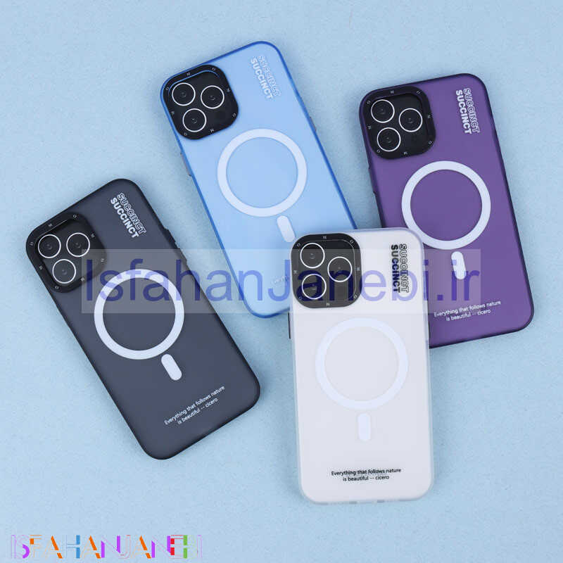 اصفهان جانبی-قاب مگ سیف اصلی Succinct M.O آیفون iPhone 12 Pro Max پشت مات