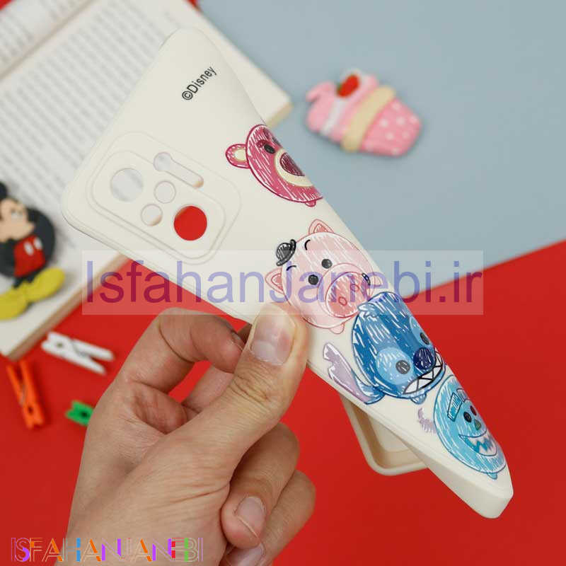 اصفهان جانبی-قاب سیلیکونی سفید محافظ لنزدار طرح دیزنی پسرانه Xiaomi Redmi Note 10 Pro