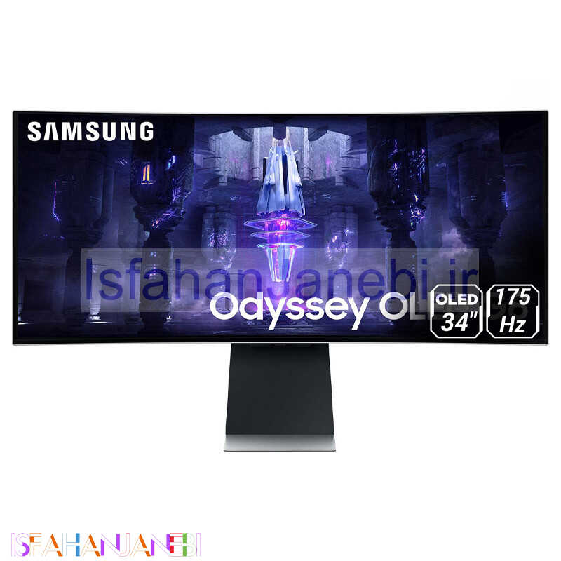 اصفهان جانبی-مانیتور گیمینگ خمیده سامسونگ Odyssey G8 G85SB سایز 34 اینچ