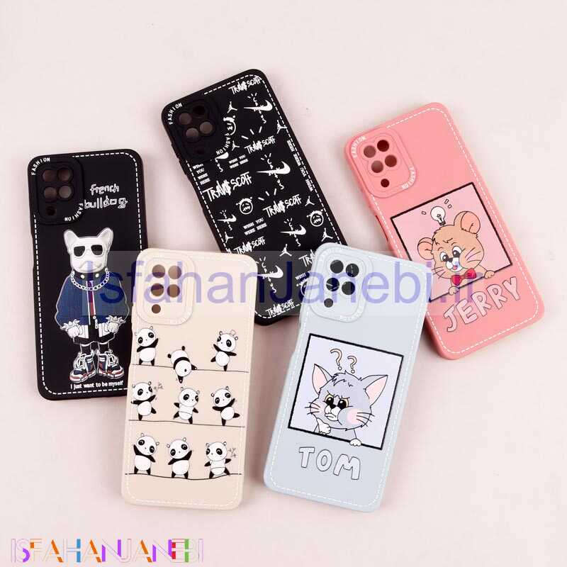 اصفهان جانبی-قاب محافظ لنزدار طرح دوخت Samsung Galaxy A12