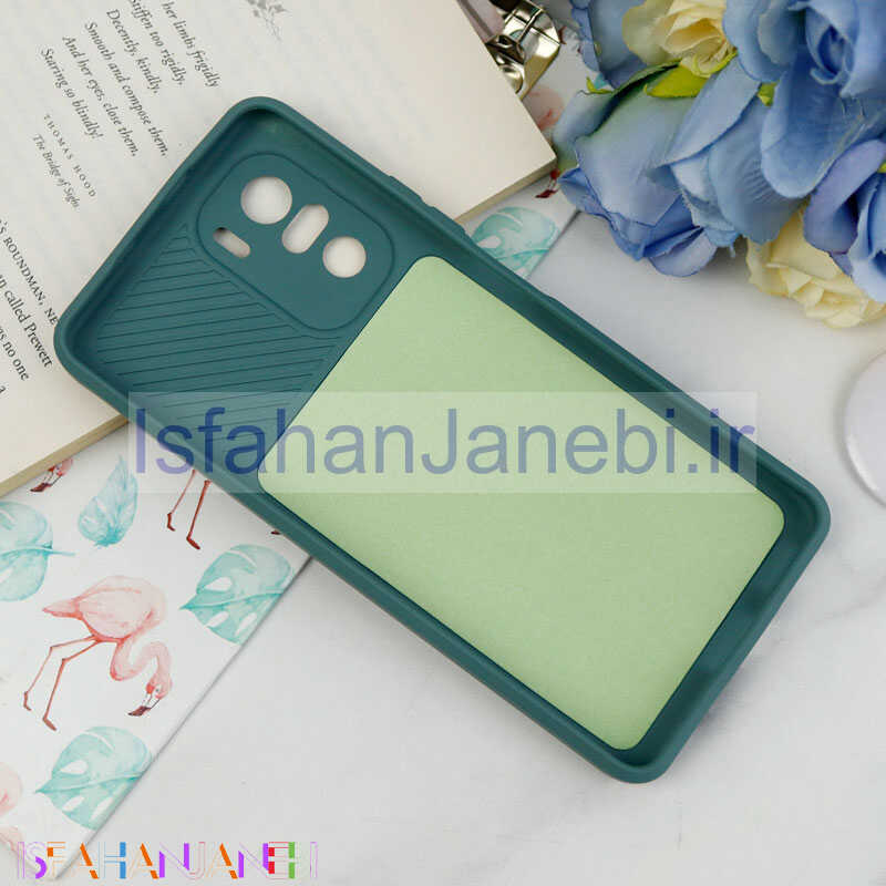 اصفهان جانبی-قاب سیلیکونی محافظ لنزدار کشویی Xiaomi Poco F3