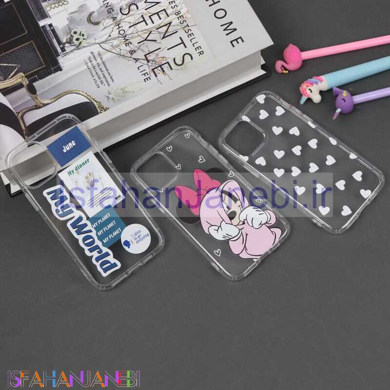 اصفهان جانبی-قاب ژله ای بی رنگ طرحدار آیفون iPhone 11 Pro