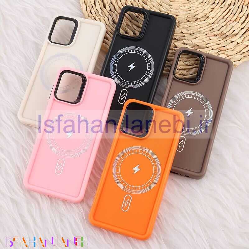 اصفهان جانبی-قاب سولید Coinall سامسونگ Galaxy A12 / M12 طرح مگ سیف هولوگرامی