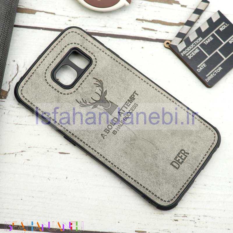 اصفهان جانبی-قاب چرمی طرح گوزن Samsung S6 Edge