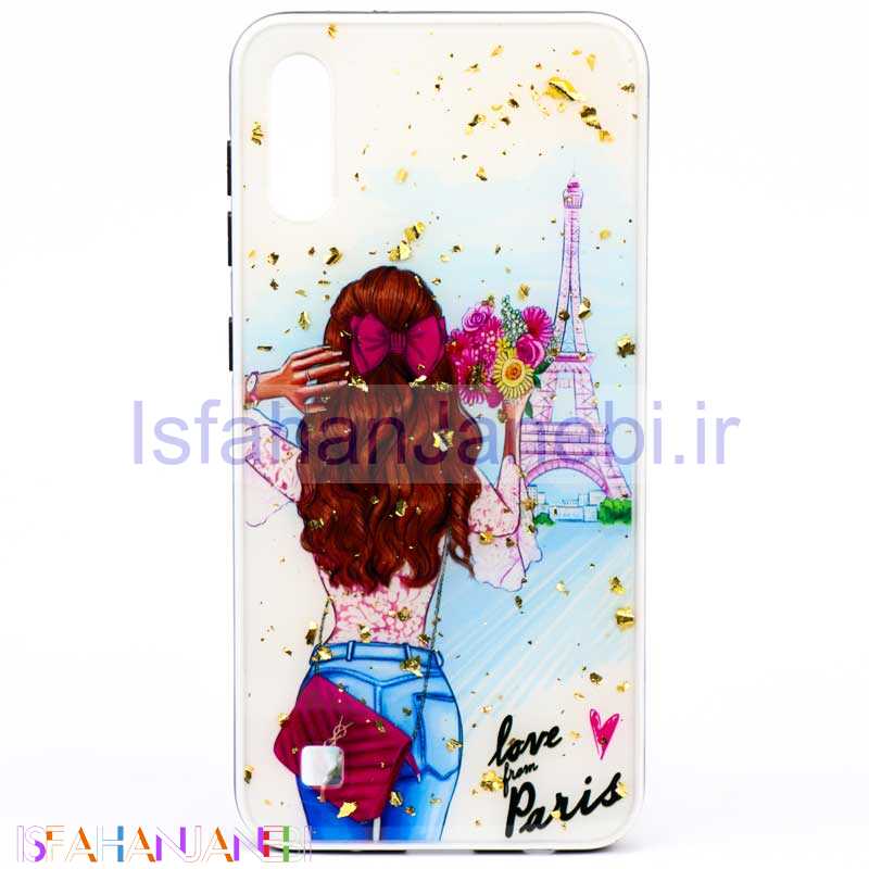 اصفهان جانبی-قاب ماربل فانتزی طلایی Samsung Note 10 کد8