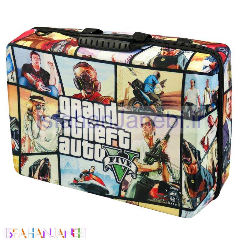 اصفهان جانبی-کیف کنسول بازی PS5 طرح GTA V