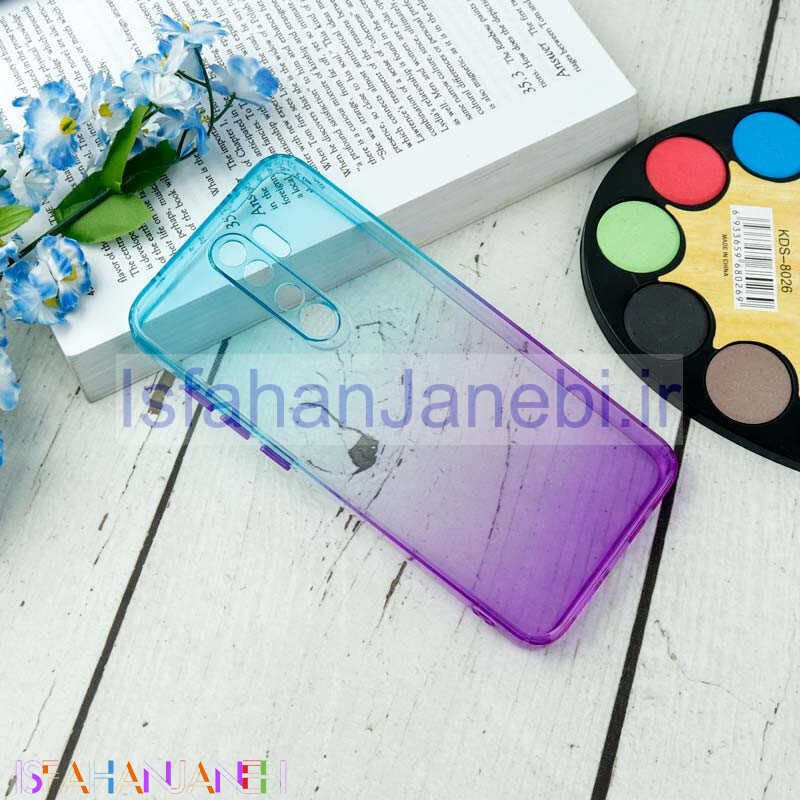 اصفهان جانبی-قاب آبرنگی دور رنگی محافظ لنزدار Xiaomi Redmi Note 8 Pro