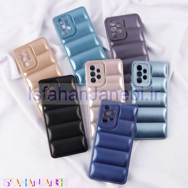 اصفهان جانبی-قاب پافر ژله ای براق محافظ لنزدار Samsung Galaxy A52 / A52s