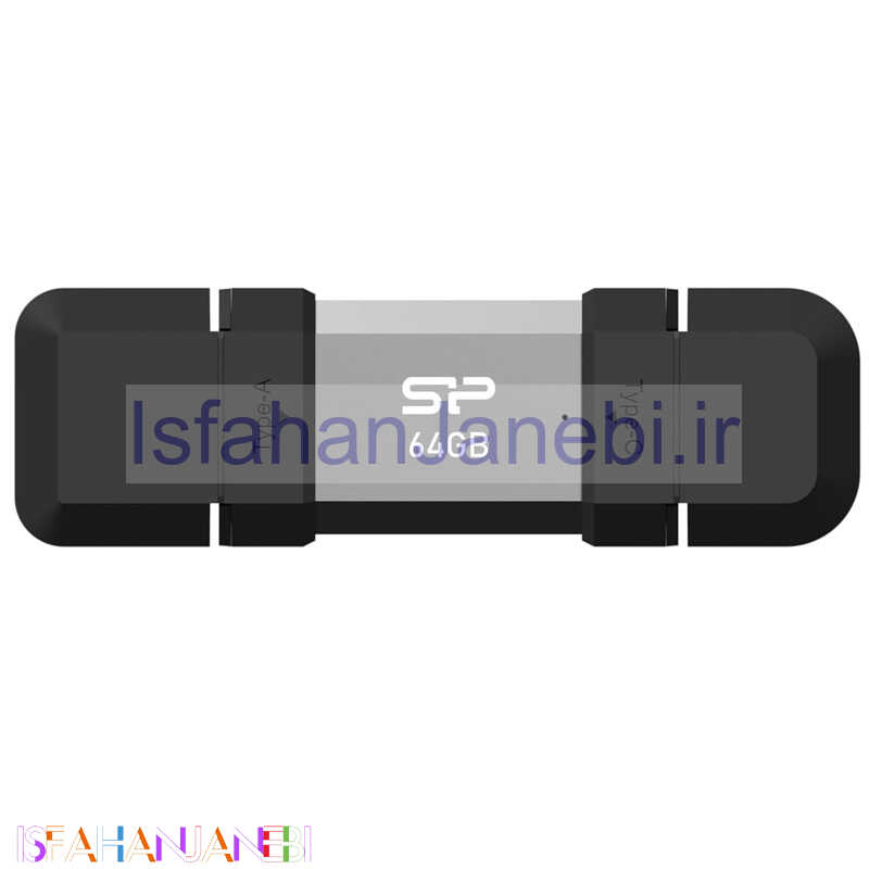 اصفهان جانبی-فلش 64 گیگ سیلیکون پاور Silicon Power Mobile C51 OTG Type-C USB3.2