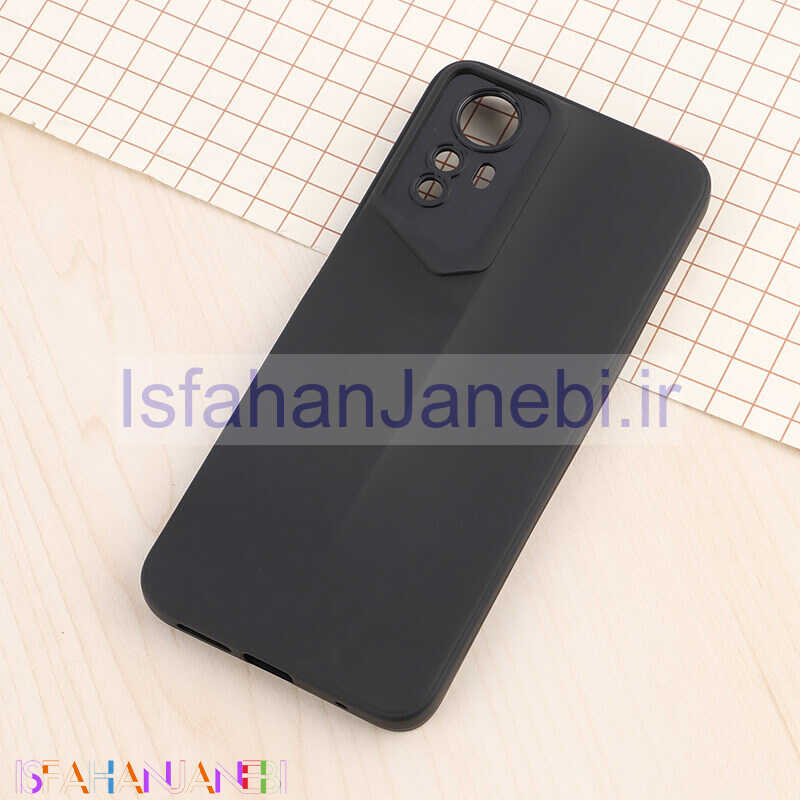اصفهان جانبی-قاب ژله ای پورش دیزاین شیائومی Redmi Note 12S محافظ لنزدار