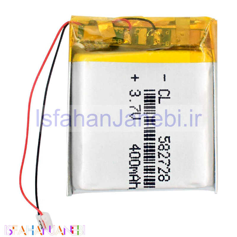 اصفهان جانبی-باتری لیتیوم 400mAh 28*27*5.8mm 582728
