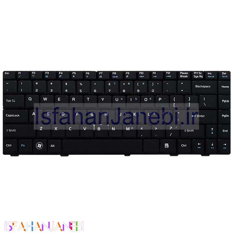 اصفهان جانبی-کیبورد لپ تاپ MSI CX480 مشکی