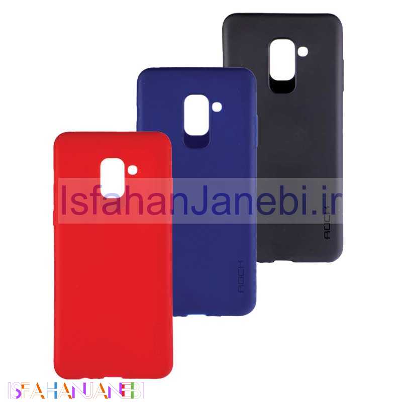 اصفهان جانبی-قاب ژله ای ساده راک Samsung A8 Plus