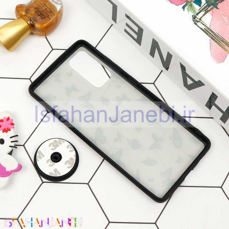 اصفهان جانبی-قاب فانتزی برجسته + پاپ سوکت طرح پروانه سامسونگ S20 FE سری D