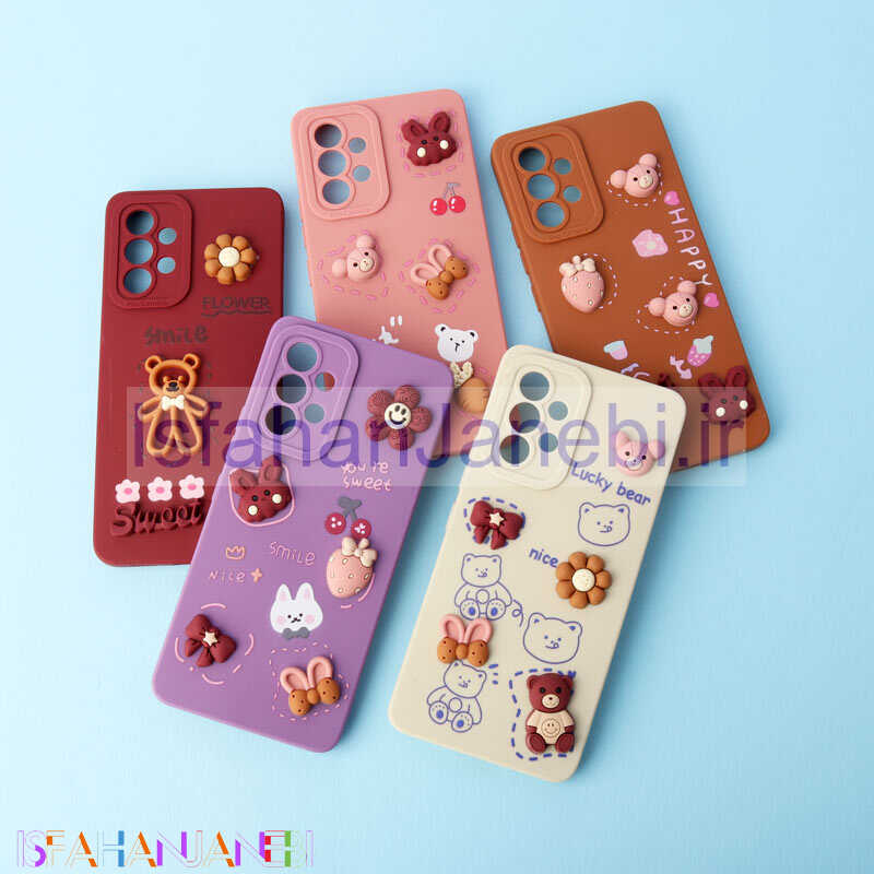 اصفهان جانبی-قاب عروسکی برجسته محافظ لنزدار Samsung Galaxy A53 5G