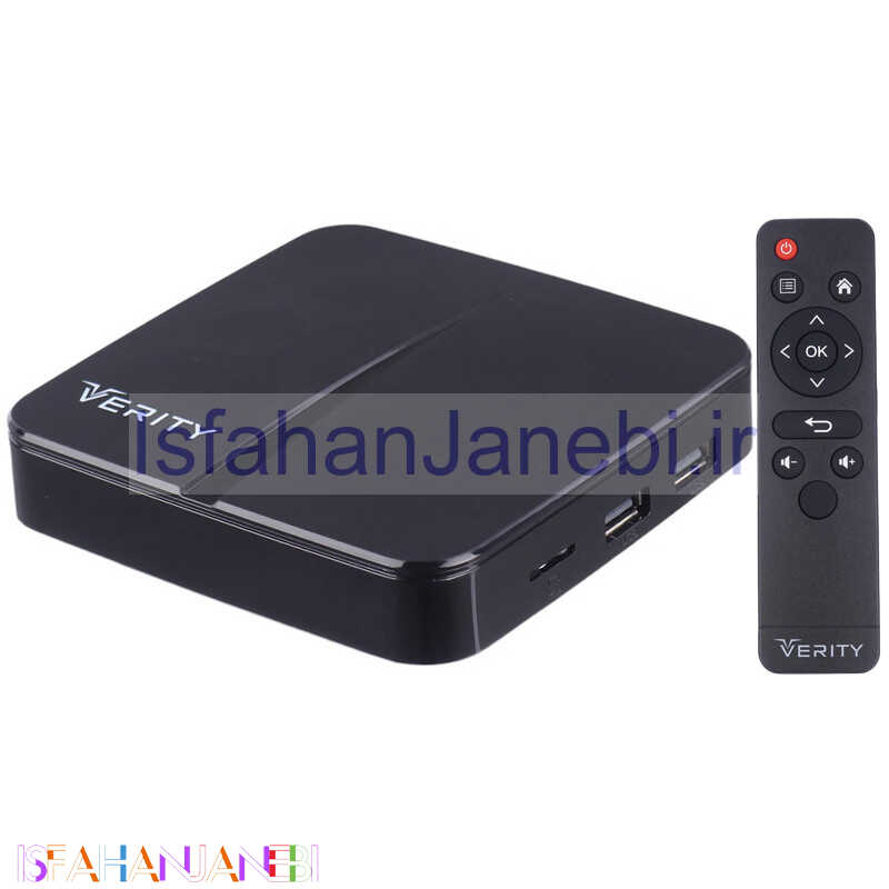 اصفهان جانبی-اندروید باکس Verity V-AB9112A 4K + ریموت کنترل