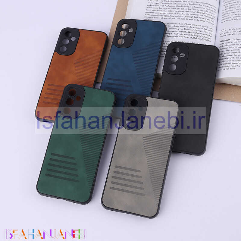 اصفهان جانبی-قاب چرمی Pro Camera سامسونگ Galaxy A14 4G / A14 5G محافظ لنزدار