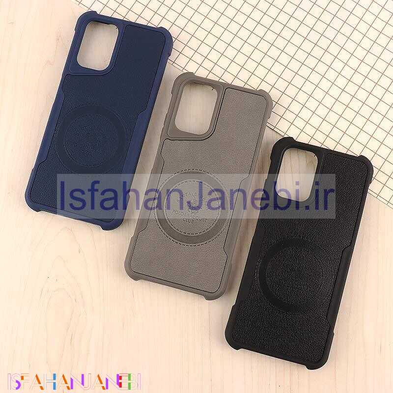 اصفهان جانبی-قاب چرمی Polo Racquet Club شیائومی Redmi Note 10 4G / 10s