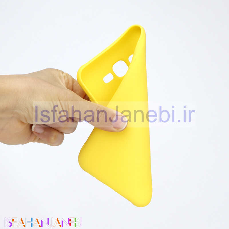 اصفهان جانبی-قاب ژله ای رنگی سامسونگ J7 زرد