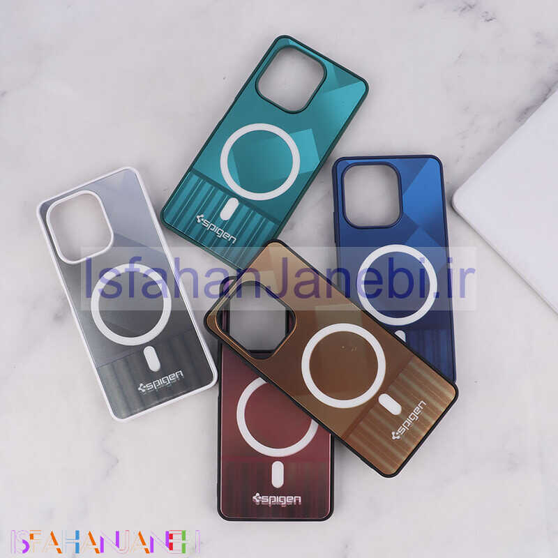 اصفهان جانبی-قاب Spigen شیائومی Redmi Note 13 4G طرح مگ سیف