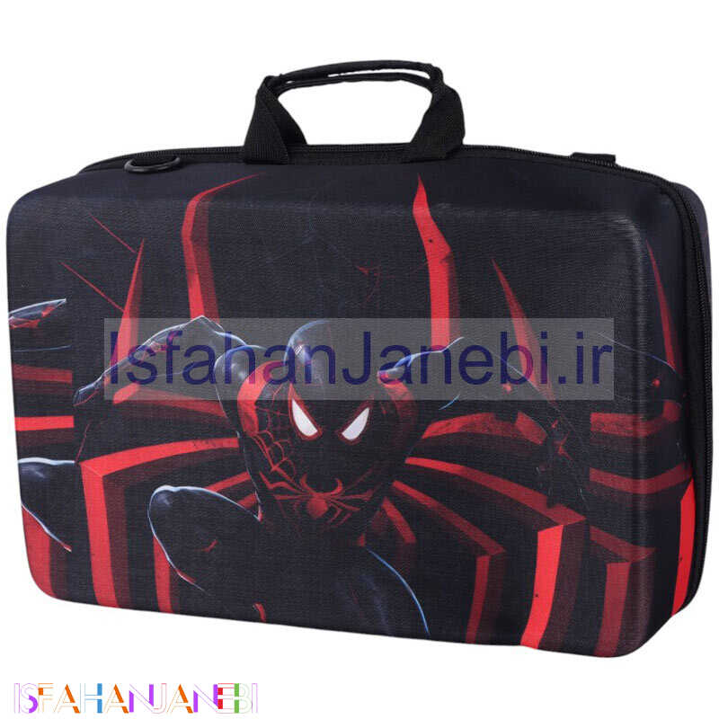 اصفهان جانبی-کیف کنسول بازی PS5 Slim طرح Spider Man کد 13
