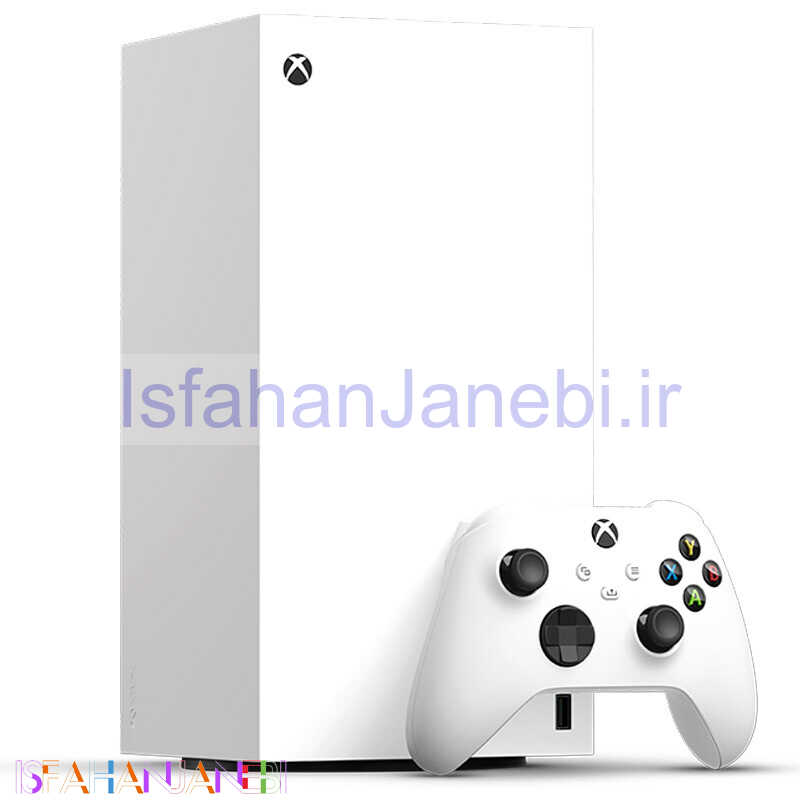اصفهان جانبی-کنسول بازی مایکروسافت Xbox Series X Digital Edition Robot White 1TB SSD