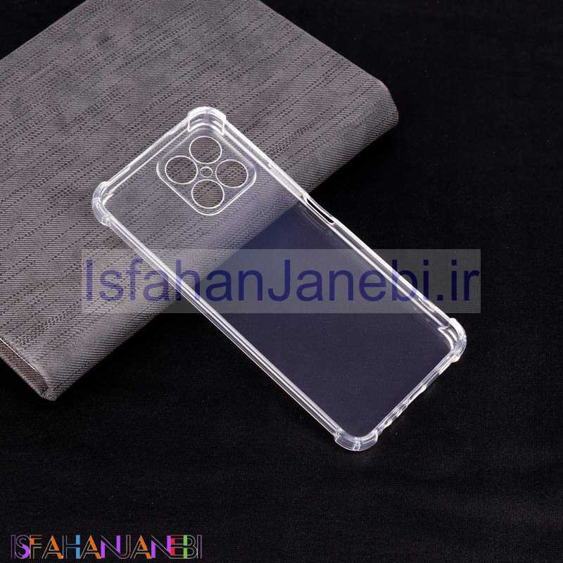 اصفهان جانبی-قاب ژله ای ضربه گیر بی رنگ محافظ لنزدار Honor X8 4G