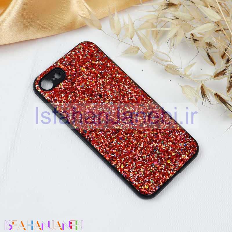 اصفهان جانبی-قاب چرم اکلیلی محافظ لنزدار iPhone 7/8/SE 2020