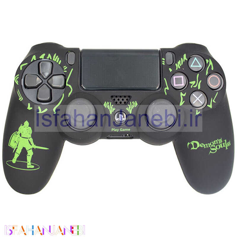 اصفهان جانبی-روکش دسته بازی PS4 طرح دیمون سولز مشکی سبز