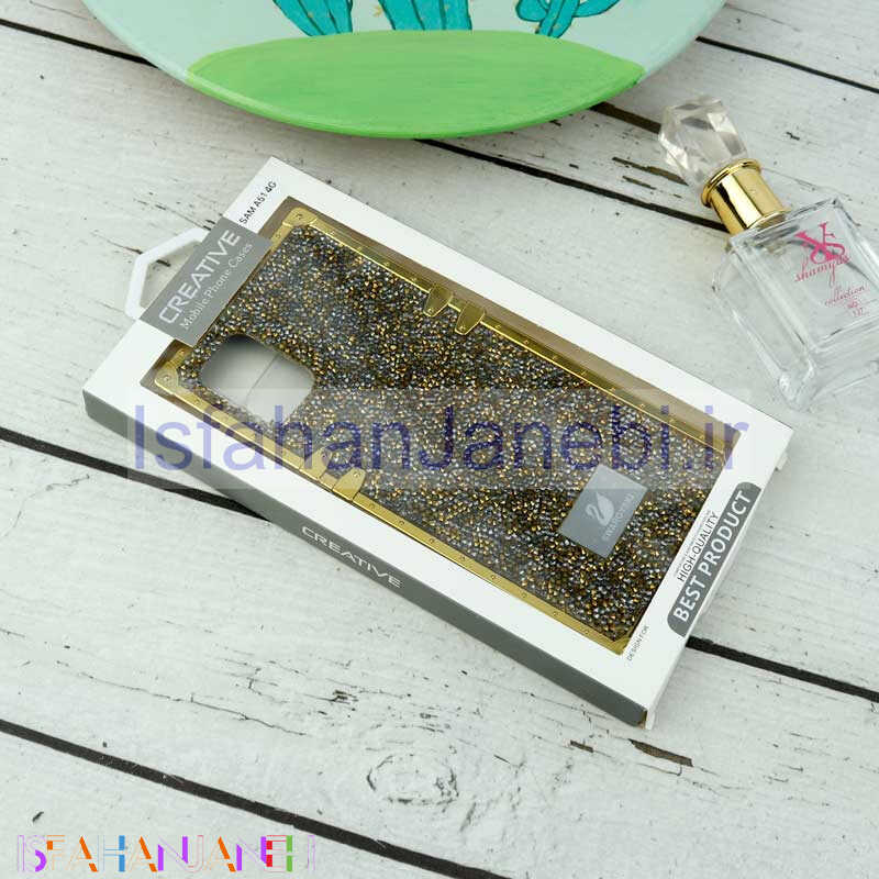 اصفهان جانبی-قاب شاینی Swarovski صندوقی Samsung Galaxy A51