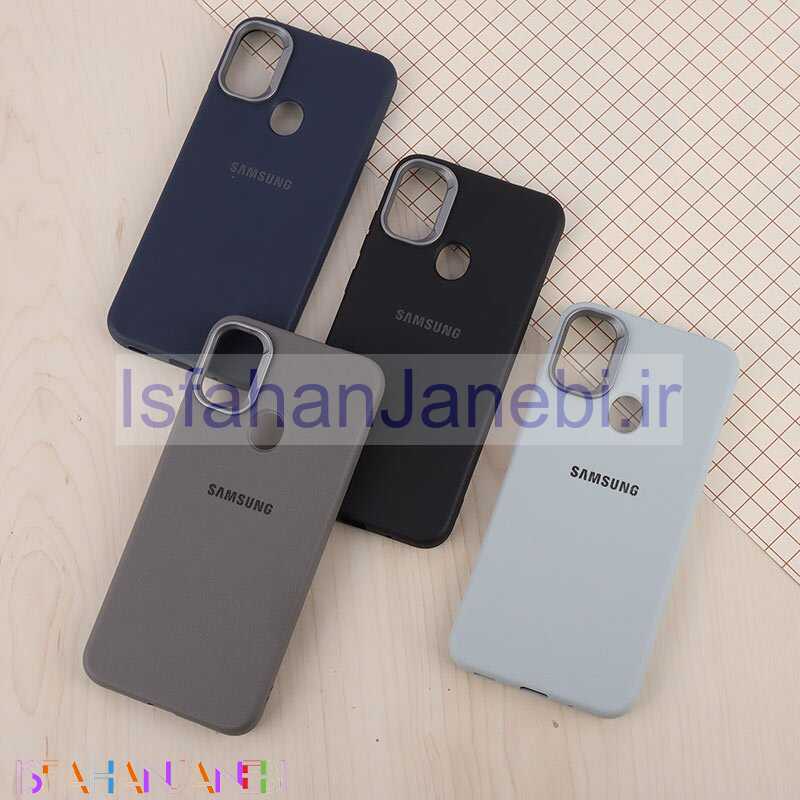 اصفهان جانبی-قاب چرمی ژله ای Leather سامسونگ Galaxy A11 / M11 لوگودار