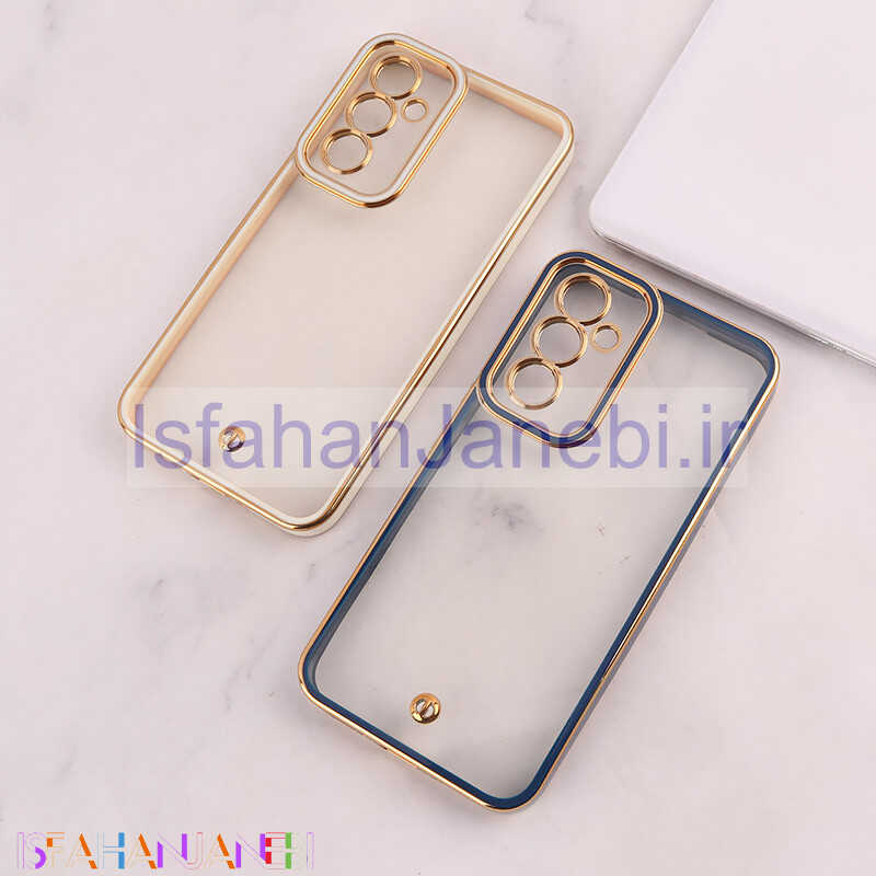 اصفهان جانبی-قاب ژله ای سامسونگ Galaxy A54 دور رنگی محافظ لنزدار