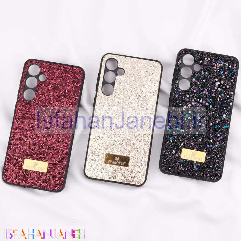 اصفهان جانبی-قاب شاینی Swarovski سامسونگ Galaxy S23 FE 5G محافظ لنزدار