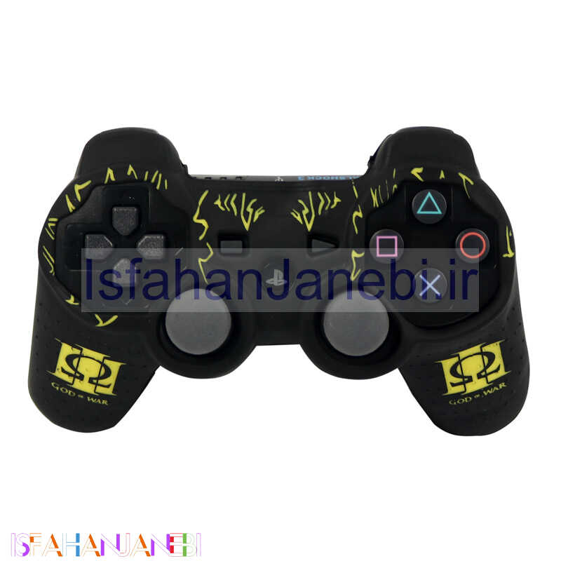 اصفهان جانبی-روکش دسته بازی PS3 طرح God Of War زرد مشکی