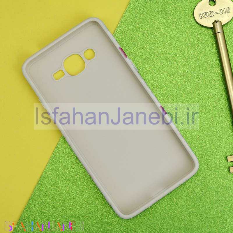 اصفهان جانبی-قاب سیلیکونی محافظ لنزدار طرح گل Samsung Galaxy J2 Prime