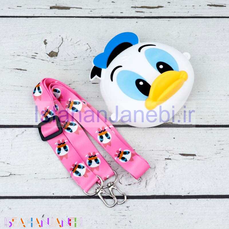 اصفهان جانبی-کیف هندزفری سیلیکونی طرح دونالد داک