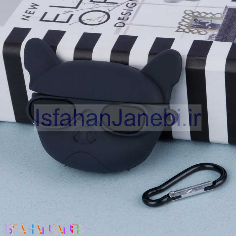 اصفهان جانبی-محافظ AirPods Pro 2 سیلیکونی گربه سیاه
