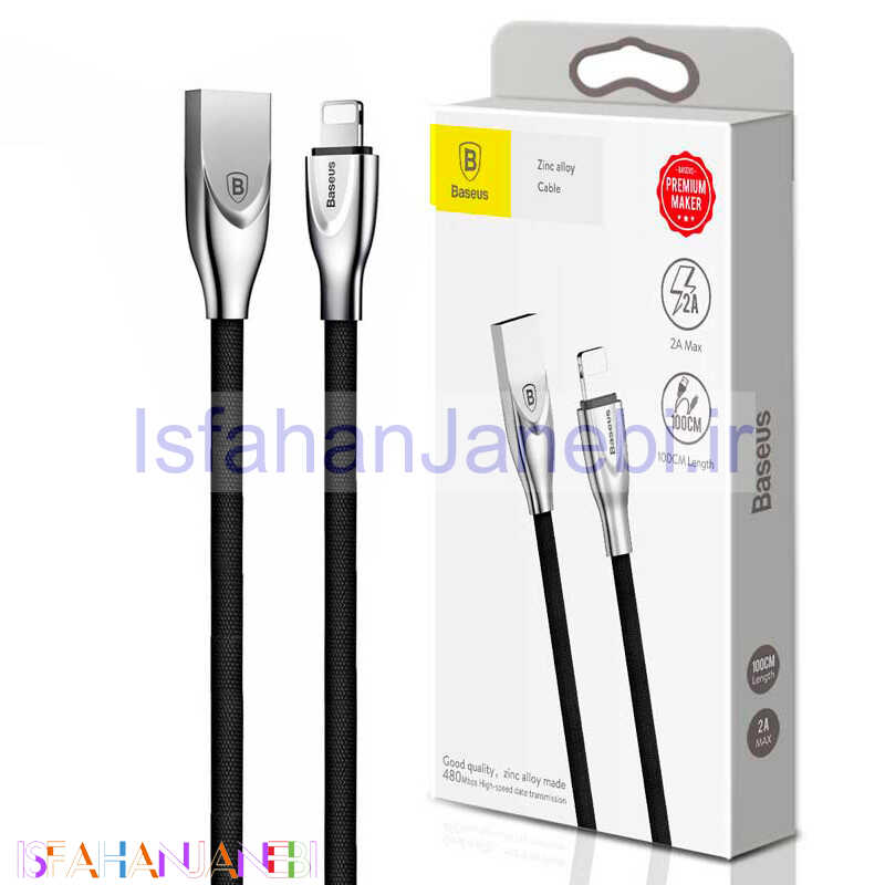 اصفهان جانبی-کابل آیفونی Baseus CALXN-01 1m روکش دار
