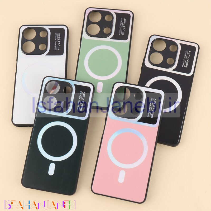 اصفهان جانبی-قاب مگ سیف PVD Auto Focus محافظ لنزدار Xiaomi Redmi Note 13 4G