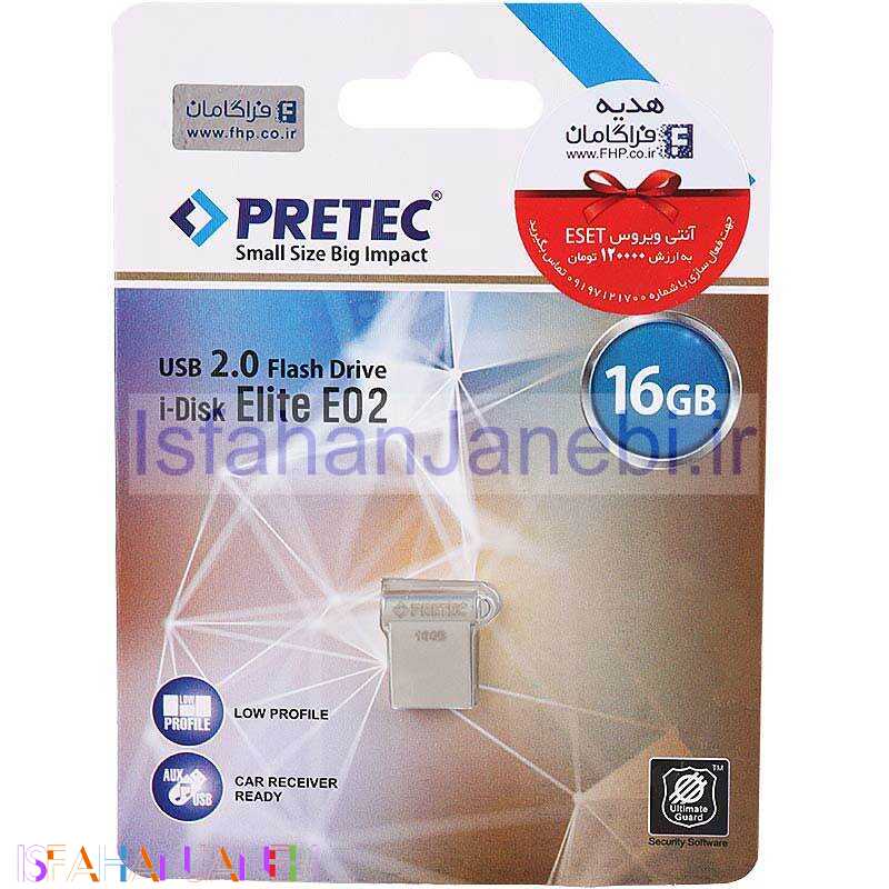 اصفهان جانبی-فلش 16 گیگ پرتک Pretec i-Disk Elite E02