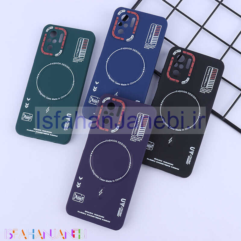 اصفهان جانبی-قاب ژله ای Dcokm شیائومی Redmi Note 10 4G / 10s طرح مگ سیف محافظ لنزدار