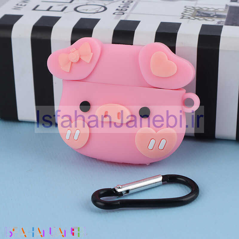 اصفهان جانبی-کاور سیلیکونی عروسکی ایرپاد 4 طرح خوک